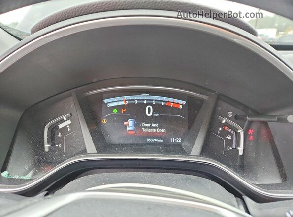 JHLRW2H53KX022489 2019 HONDA CRV Black Widok zestawu wskaźników
