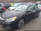 2017 Honda Accord Hybrid   Черный vin: JHMCR6F3XHC018974