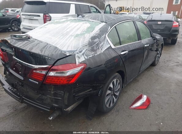 JHMCR6F3XHC018974 2017 HONDA ACCORD HYBRID Черный Задняя правая четверть