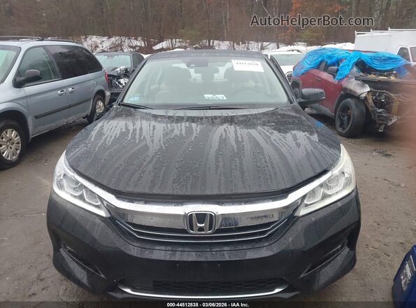 JHMCR6F3XHC018974 2017 HONDA ACCORD HYBRID Черный Вид задней части салона