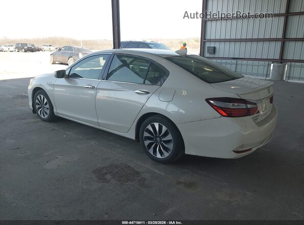 JHMCR6F52HC003340 2017 HONDA ACCORD HYBRID Белый Задняя левая четверть