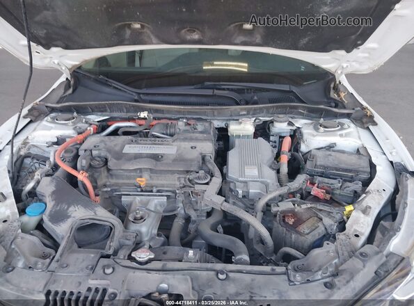 JHMCR6F52HC003340 2017 HONDA ACCORD HYBRID Белый Вид сзади