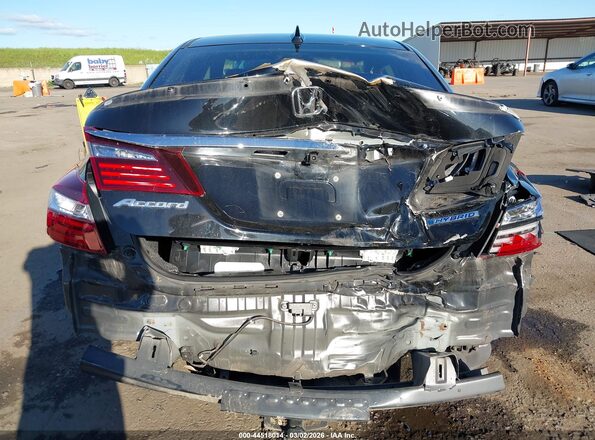 JHMCR6F58HC014889 2017 HONDA ACCORD HYBRID Черный Вид спереди