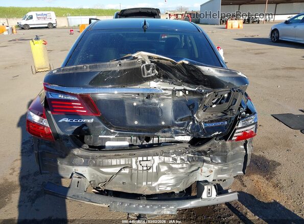 JHMCR6F58HC014889 2017 HONDA ACCORD HYBRID Черный 