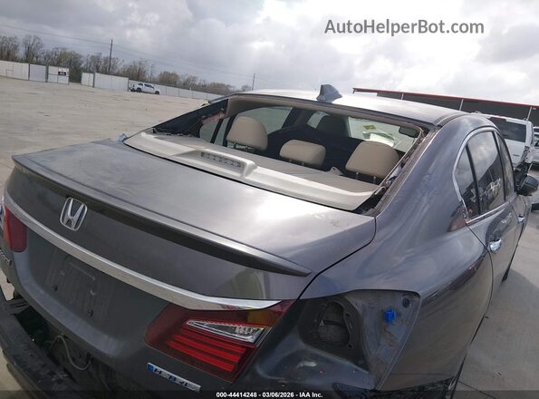 JHMCR6F59HC026694 2017 HONDA ACCORD HYBRID Серый Вид щитка приборов