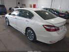 2017 Honda Accord Hybrid Touring White vin: JHMCR6F72HC018115