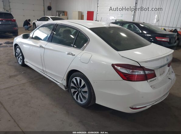 JHMCR6F72HC018115 2017 HONDA ACCORD HYBRID White უკანა მარცხენა