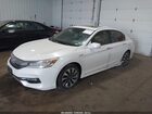2017 Honda Accord Hybrid Touring White vin: JHMCR6F72HC018115