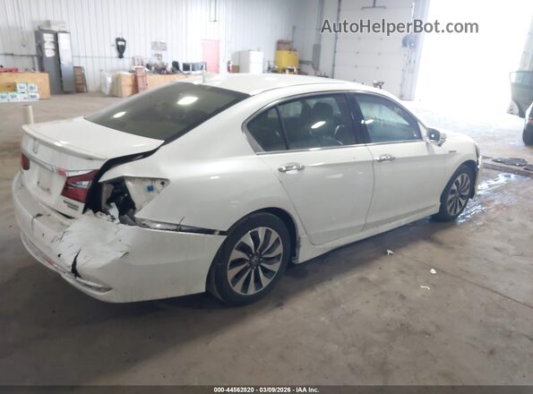 JHMCR6F72HC018115 2017 HONDA ACCORD HYBRID White უკანა მარჯვენა