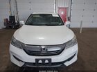 2017 Honda Accord Hybrid Touring White vin: JHMCR6F72HC018115