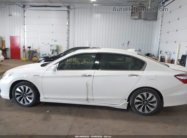JHMCR6F72HC018115 2017 HONDA ACCORD HYBRID White სალონის 360-გრადუსიანი ხედი