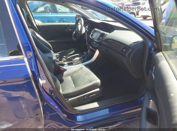 JHMCR6F72HC025713 2017 HONDA ACCORD HYBRID Blue Widok wnętrza z przodu