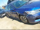 2017 Honda Accord Hybrid Touring Blue vin: JHMCR6F72HC025713