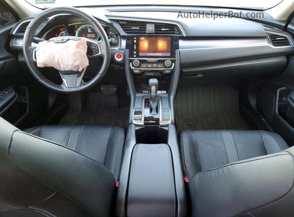 JHMFC1F77JX005263 2018 HONDA CIVIC Black Вид панелі приладів