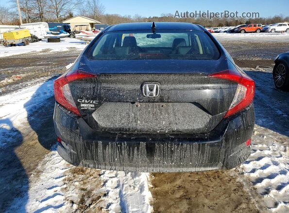 JHMFC1F77JX005263 2018 HONDA CIVIC Black Вид ззаду