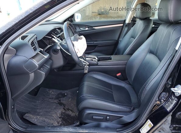 JHMFC1F77JX005263 2018 HONDA CIVIC Black Вид салону спереду