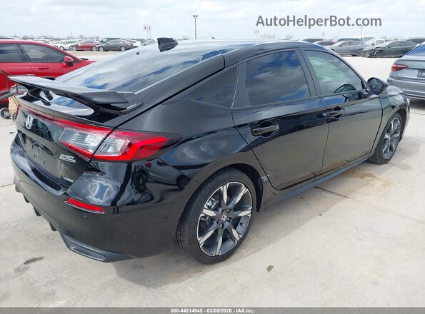 JHMFL4H91SX002196 2025 HONDA CIVIC HYBRID Черный Задняя правая четверть