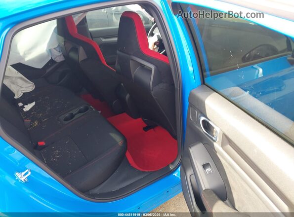 JHMFL5G4XSX004041 2025 HONDA CIVIC TYPE R Blue Vista de la etiqueta del VIN