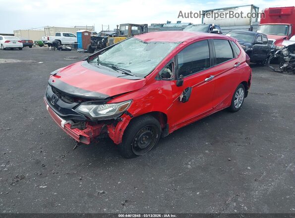 JHMGK5H52HS013935 2017 HONDA FIT Красный Передняя левая четверть