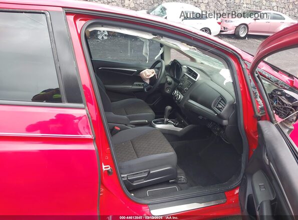 JHMGK5H52HS013935 2017 HONDA FIT Красный Вид салона спереди