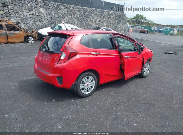JHMGK5H52HS013935 2017 HONDA FIT Красный Задняя правая четверть