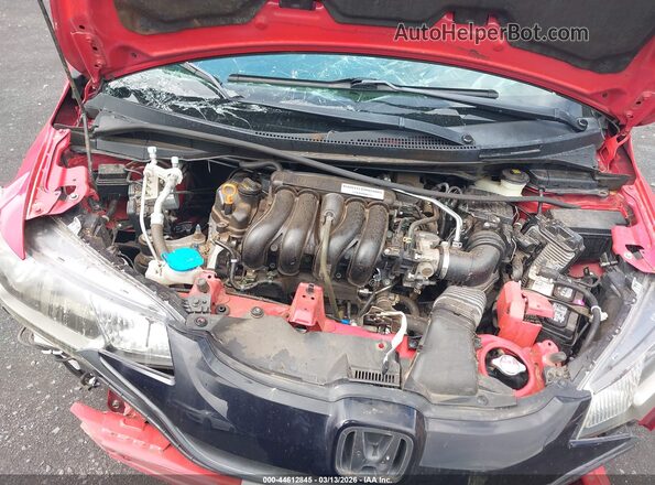 JHMGK5H52HS013935 2017 HONDA FIT Красный Вид сзади