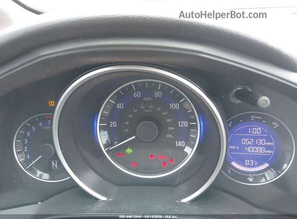 JHMGK5H52HS013935 2017 HONDA FIT Красный Вид задних сидений