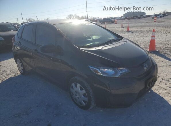 JHMGK5H53GS003350 2016 HONDA FIT Black Przód prawy