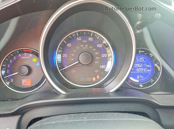 JHMGK5H76GS005806 2016 HONDA FIT Серебряный Вид щитка приборов