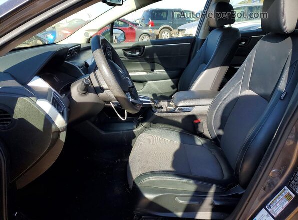 JHMZC5F11JC021689 2018 HONDA CLARITY Серый Вид салона спереди