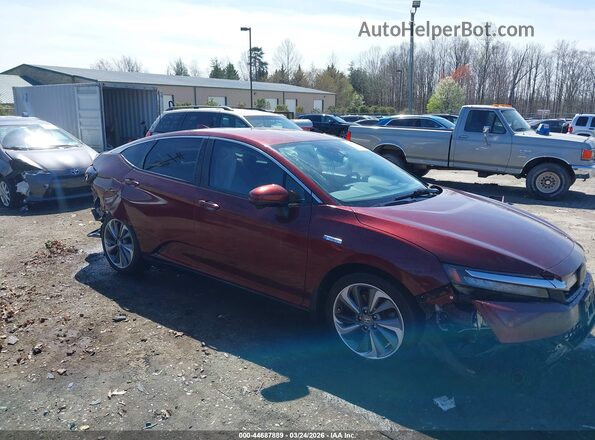 JHMZC5F16JC016049 2018 HONDA CLARITY PLUG-IN HYBRID Burgundy Przód prawy