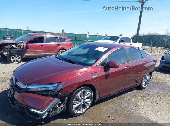 JHMZC5F16JC016049 2018 HONDA CLARITY PLUG-IN HYBRID Burgundy Przód lewy