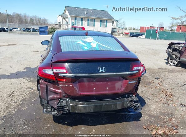 JHMZC5F16JC016049 2018 HONDA CLARITY PLUG-IN HYBRID Burgundy Widok z przodu