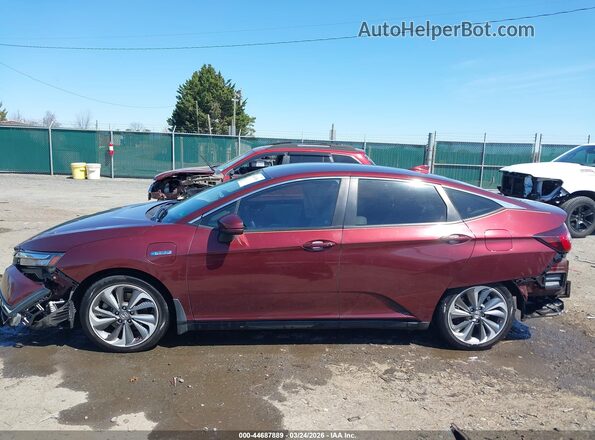 JHMZC5F16JC016049 2018 HONDA CLARITY PLUG-IN HYBRID Burgundy Widok wnętrza 360 stopni