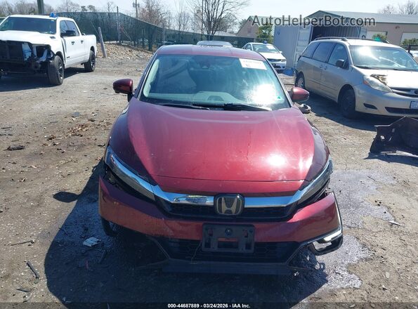 JHMZC5F16JC016049 2018 HONDA CLARITY PLUG-IN HYBRID Burgundy Widok zestawu wskaźników