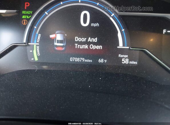 JHMZC5F17KC005191 2019 HONDA CLARITY PLUG-IN HYBRID Black 