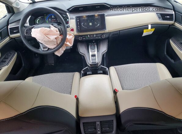 JHMZC5F1XJC015924 2018 HONDA CLARITY White Widok deski rozdzielczej