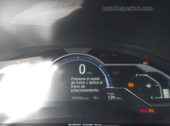 JHMZC5F1XJC017690 2018 HONDA CLARITY PLUG-IN HYBRID Black Widok tylnych siedzeń