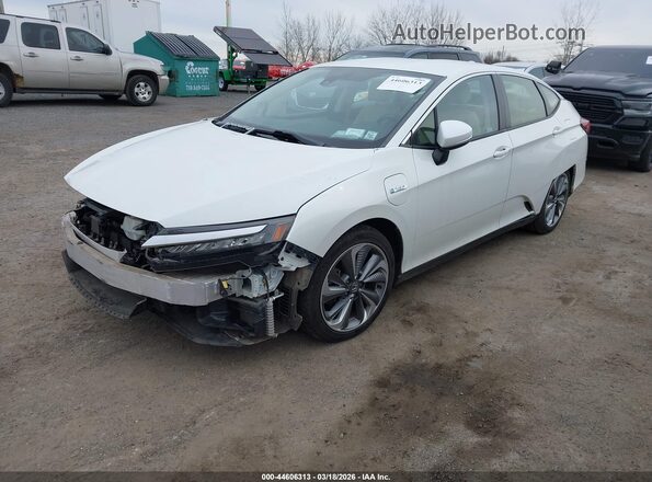 JHMZC5F37JC009726 2018 HONDA CLARITY PLUG-IN HYBRID White წინა მარცხენა ხედი სამი მეოთხედიდან