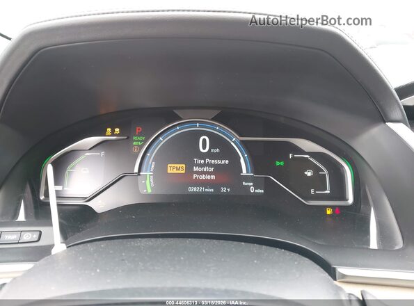 JHMZC5F37JC009726 2018 HONDA CLARITY PLUG-IN HYBRID White უკანა სავარძლების ხედი