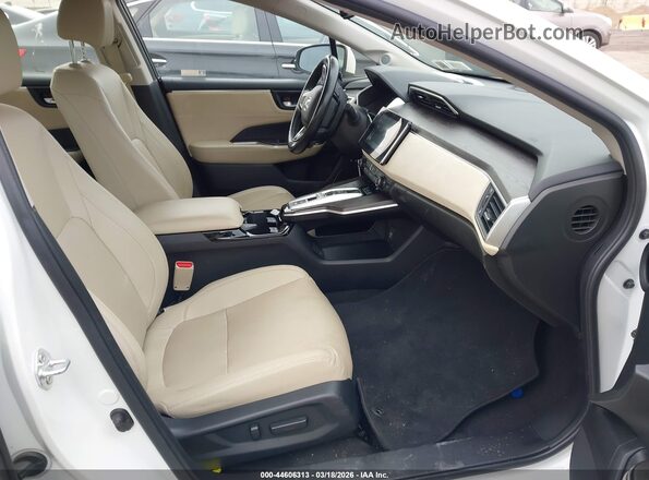 JHMZC5F37JC009726 2018 HONDA CLARITY PLUG-IN HYBRID White წინა სალონის ხედი