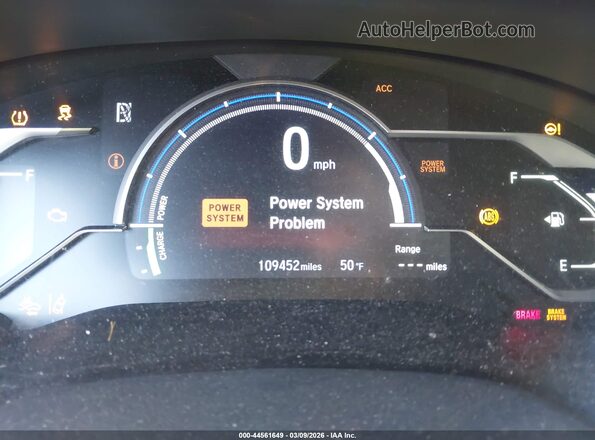 JHMZC5F37KC002549 2019 HONDA CLARITY PLUG-IN HYBRID Черный Вид задних сидений