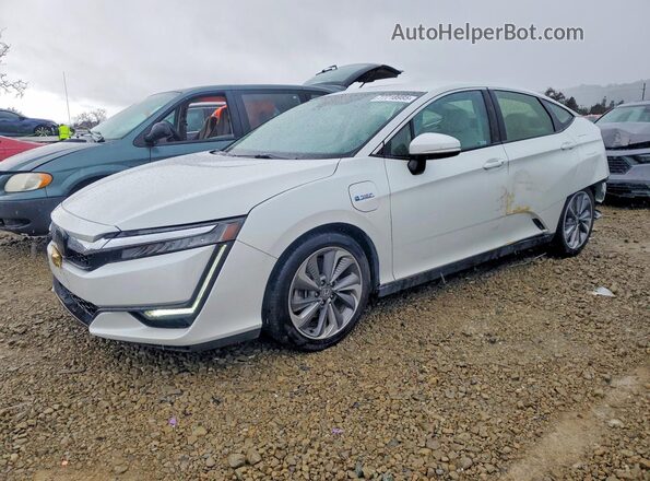 JHMZC5F3XKC003646 2019 HONDA CLARITY White წინა მარცხენა ხედი სამი მეოთხედიდან