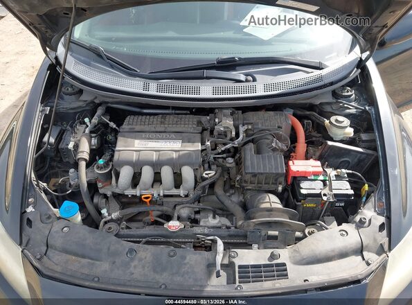 JHMZF1D65GS000325 2016 HONDA CR-Z Black Հետևի տեսք