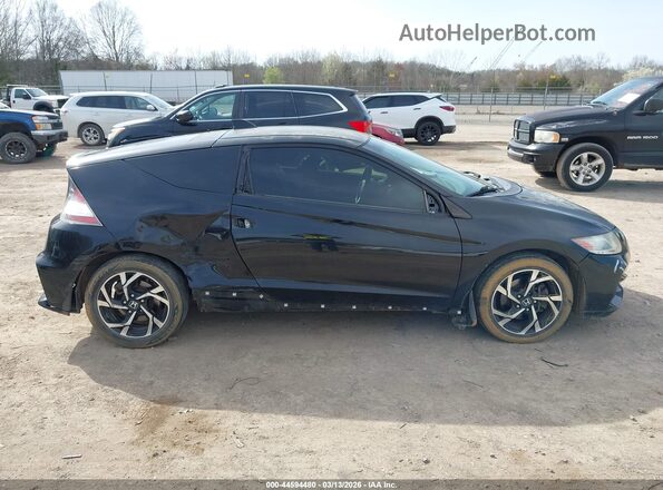 JHMZF1D65GS000325 2016 HONDA CR-Z Black Սալոնի հետևի տեսք