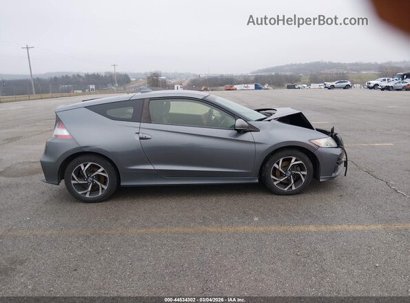 JHMZF1D68GS000772 2016 HONDA CR-Z Серый Вид задней части салона