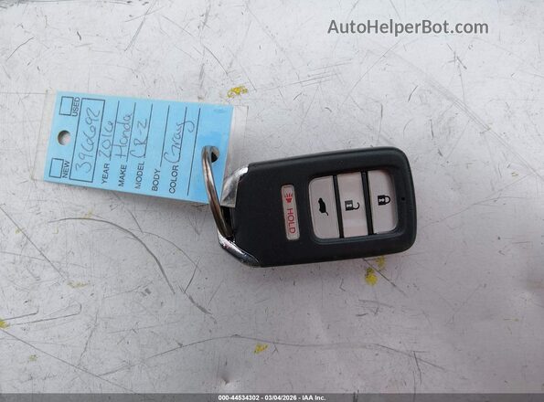 JHMZF1D68GS000772 2016 HONDA CR-Z Серый Вид сзади