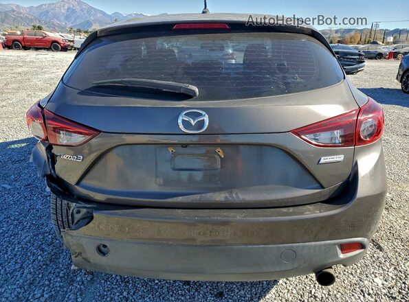 JM1BM1L74G1332829 2016 MAZDA 3 Коричневый Вид сзади