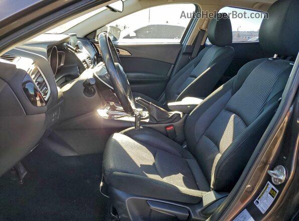 JM1BM1L74G1332829 2016 MAZDA 3 Коричневый Вид салона спереди