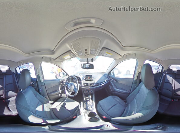 JM1BM1L74G1332829 2016 MAZDA 3 Коричневый Панорамный вид салона 360°